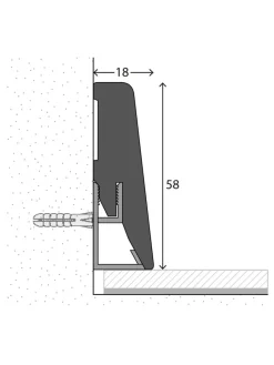 Sockelleiste 6cm|Kibek Sale